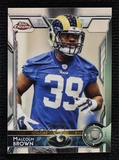 Marketplace image: 2015 Topps Chrome Rookies Superfractor 1/1 Malcolm Brown #184 Rookie RC n1u