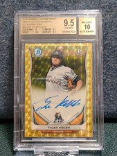 Marketplace image: 2014 Bowman Tyler Kolek 1of1 Superfractor Autograph Card MLB Draft