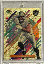 Marketplace image: Topps 2025 Finest Brock Bowers #277 SuperFractor 1/1 Las Vegas Raiders