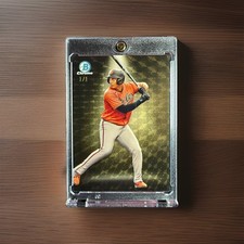 Current marketplace image for 2024 Bowman Chrome #BS-14 Case Hit Superfractor Superfractor 1/1