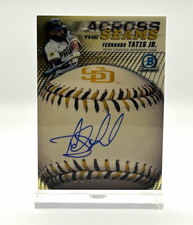 Marketplace image: 2026 Bowman Chrome Fernando Tatis Jr “Across the Seams”  SUPERFRACTOR Auto AS-FT