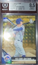 Marketplace image: Topps 2021 Bowman Platinum Pete Crow-Armstrong Foil Superfractor 1/1 RC