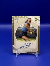 Current marketplace image for 2026 Topps Chrome #AT-ZSZ Tennis Zeynep Sonmez RC Superfractor 1/1