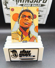 Marketplace image: 2026 Topps Chrome Star Wars FINN Black Foil 1/1 Sketch Card Artist Signed