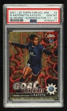 Marketplace image: 2021 Topps Superfractor 1/1 Marie-Antoinette Katoto PSA 10 GEM MT Rookie RC 1o2