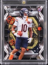 Marketplace image: Luther Burden III Bears RC - 2025 Topps Chrome Black #DOD-16 SUPERFRACTOR 1/1