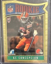 Marketplace image: 2026 Bowman Chrome Superfractor 1/1 KC Concepcion Rookie RC Browns ROY Favorites