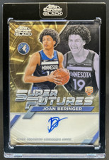 Current marketplace image for 2025 Topps Chrome #1 Black Super Futures Auto Superfractor 1/1