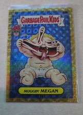 Marketplace image: Garbage Pail Kids GPK 40TH #69B Muggin' Megan 1/1 SUPER-FRACTOR!!