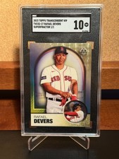 Marketplace image: 2023 Topps Transcendent VIP Rafael Devers Superfractor 1/1 SGC 10 GEM MINT RARE