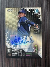 Marketplace image: FERNANDO TATIS JR. 2019 BOWMAN CHROME SCOUTS’ TOP 100 SUPERFRACTOR AUTO 1/1 RC
