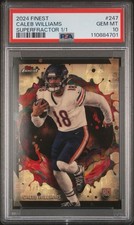 Marketplace image: 2024 Topps Finest Caleb Williams Rare Superfractor PSA 10 Rookie 1/1