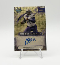 Marketplace image: 2025 Bowman Best U Alonza Barnett III Auto 1/1 Superfractor BOA-AB JMU UCF