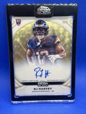 Marketplace image: 2025 Topps Chrome Black Superfractor Rj Harvey Auto 1/1 Rookie Broncos