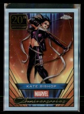 Marketplace image: 2025 Topps Chrome Marvel #MA-28 Kate Bishop Marvel Anniversaries SuperFractor
