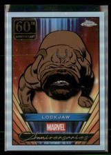 Marketplace image: 2025 Topps Chrome Marvel #MA-8 Lockjaw Marvel Anniversaries SuperFractor
