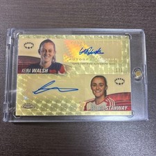 Marketplace image: 2023-24 Topps Chrome Kiera Walsh Georgia Stanway Superfractor 1/1 Dual Auto