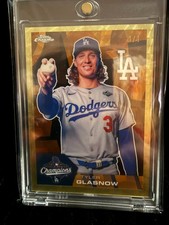 Marketplace image: 2026 Topps Chrome 1/1 Superfractor World Series Champion Tyler Glasnow Dodgers