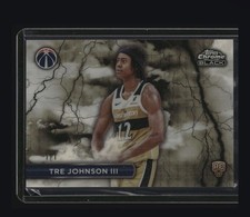 Marketplace image: 2025-26 Topps Chrome Black Tre Johnson Lightning Case Hit Superfractor 1/1