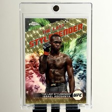 Marketplace image: Israel Adesanya 2024 Topps Chrome UFC AKA Superfractor True 1/1