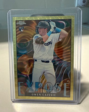 Marketplace image: 2026 Topps Chrome Owen Caissie Miami Marlins Exposé TCE-20 RC Superfractor 1/1