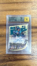 Marketplace image: 2023 Bowman's Best Reel to Die Cut Superfractors Julio Rodriguez #RTRJR BGS 10
