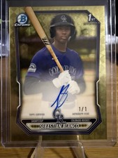 Marketplace image: 2026 Bowman Chrome SuperFractor Autograph Sebastian Blanco 1/1