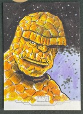 Marketplace image: 2025 Topps Chrome Marvel Studios Sketch 1/1 The Thing