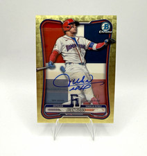 Marketplace image: 2026 Bowman Chrome Juan Soto WBC Dominican Republic WBC-38 Auto 1/1 Superfractor