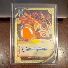 Marketplace image: Topps 2025-26 Bowman University Best Deniya Prawl GG-DL Superfractor Auto 1/1