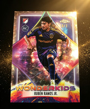 Marketplace image: 2026 Topps Chrome MLS Ruben Ramos Jr LA Galaxy Wonderkids Superfractor 1/1 RC