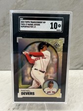 Marketplace image: 2023 Topps Transcendent VIP Rafael Devers Superfractor 1/1 No. TVCS-27 SGC 10