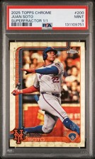 Marketplace image: 2025 Topps Chrome Juan Soto #200 Superfractor 1/1 PSA 9