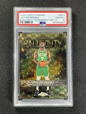Marketplace image: 1/1 One Of One ! 2025-26 Topps Chrome Jaylen Brown Superfractor Ball Duty PSA 10