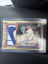 Marketplace image: 2026 Bowman Chrome Baseball Cade Horton Superfractor Patch Auto