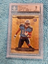 Marketplace image: Q) 2010 Topps Platinum Rookie Superfractor Damian Williams 1 OF 1 Beckett Mint 9
