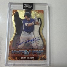 Marketplace image: 2026 Bowman Ethan Holliday Power Chords Chrome Auto SuperFractor #1/1 Rockies