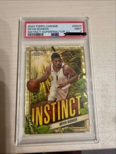 Marketplace image: 2024-25 Topps Chrome Instinct Devin Booker Superfractor 1/1 PSA 9