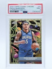 Current marketplace image for 2025 Topps Cosmic Chrome #47 Paolo Banchero Superfractor 1/1