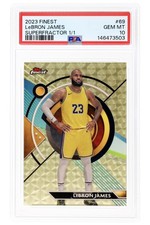 Marketplace image: 2023-24 TOPPS FINEST LEBRON JAMES SUPERFRACTOR 1/1 PSA 10 #69