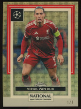 Marketplace image: 2026 Topps Chrome NSCC National Van Dijk 1/1 SuperFractor Soccer