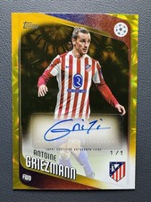 Marketplace image: 2025-26 Topps UEFA UCC Antoine Griezmann Foilfractor Superfractor Auto 1/1 1of1