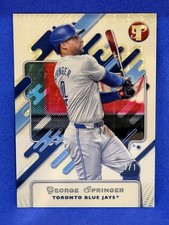 Marketplace image: 2025 Topps Pristine #224 George Springer SuperFractors #/1