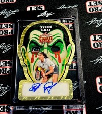 Marketplace image: 2026 Leaf Metal Halloween Vintage Mask Steffi Graf Superfractor Auto 1/1