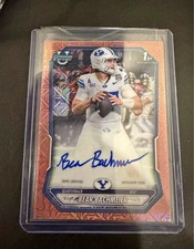 Marketplace image: 2026 Bowman Chrome 1st Bowman BYU Bear Bachmeier On Card Auto 1/1 Rose Gold Mojo