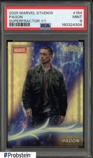 Marketplace image: 2025 Topps Chrome Marvel Studios Superfractor #154 Pagon 1/1 PSA 9 MINT