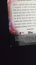 Marketplace image: Topps 2025 Chrome Super Nova S-1 Shohei Ohtani Dodgers Superfractor 1/1