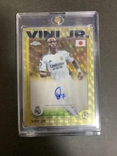 Marketplace image: Vini Jr. Topps Chrome Japan Edition 2024-25 Auto Superfractor 1/1 madrid