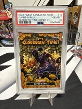 Marketplace image: 2026 Topps Finest Fantastic Four Super-Skrull Clobberin Time Superfractor Psa 10