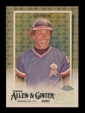 Marketplace image: 2020 Topps:  Allen & Ginter Chrome Rod Carew Superfractor 1/1 NM-MT OR BETTER